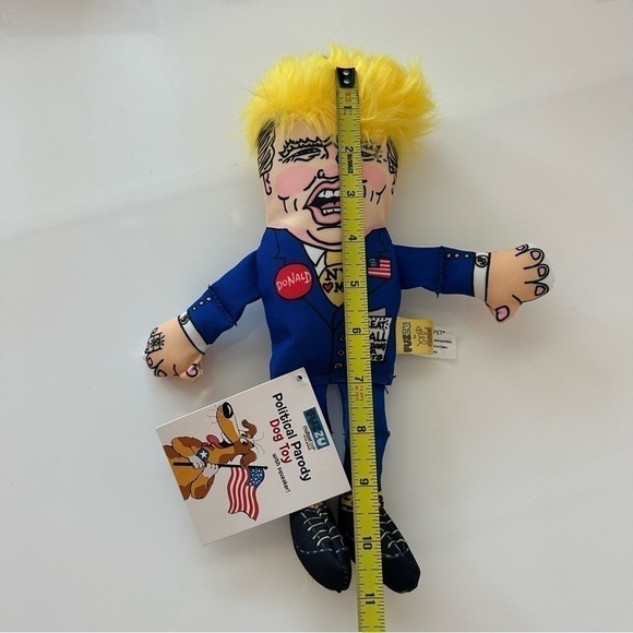 Donald Trump Dog Toy - Fuzzu Political Parody Dog Toy - Picture 4 of 6